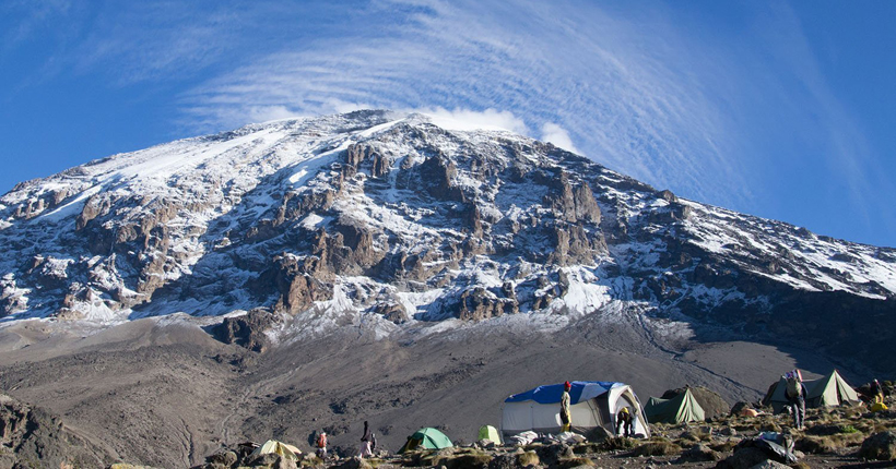 Mt. Kilimanjaro Summit from Karanga Camp